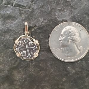 Atocha silver with real 14kt gold